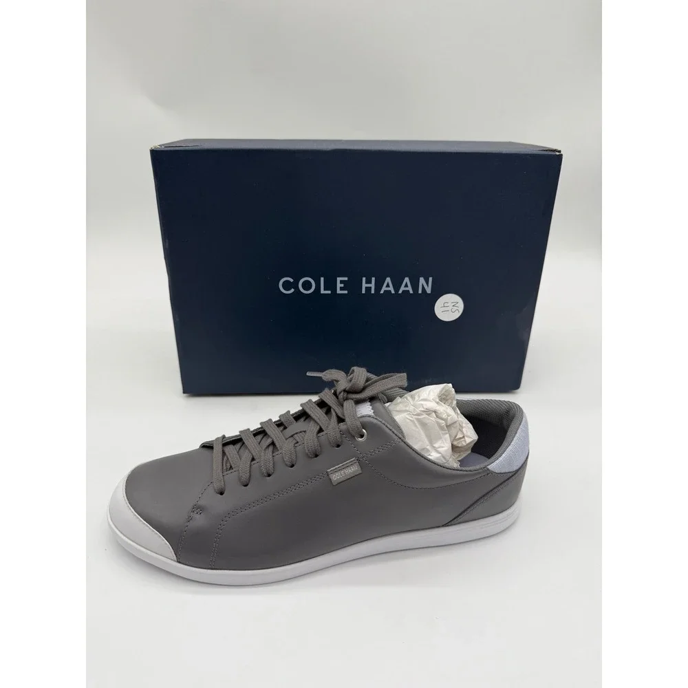 NIB Cole Haan Molly Leather Sneaker‎ in Quiet Shade Sz 10 $150